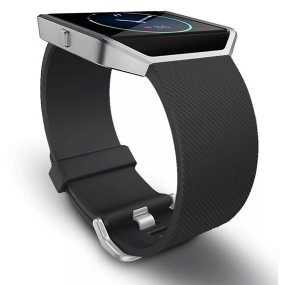 Plugn | Fitbit Blaze Large Soft TPU Sports Band Flexible Silicone Fitness - Picture 2 of 4